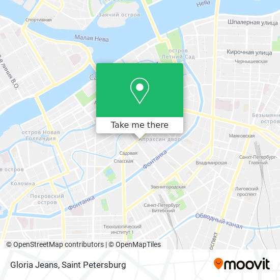 Gloria Jeans map