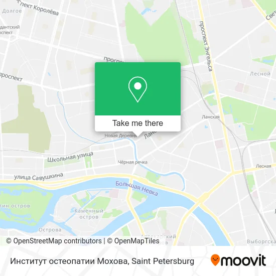 Институт остеопатии Мохова map