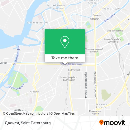 Далиси map