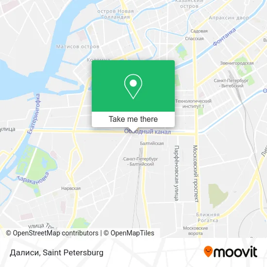Далиси map