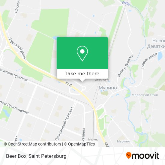 Beer Box map