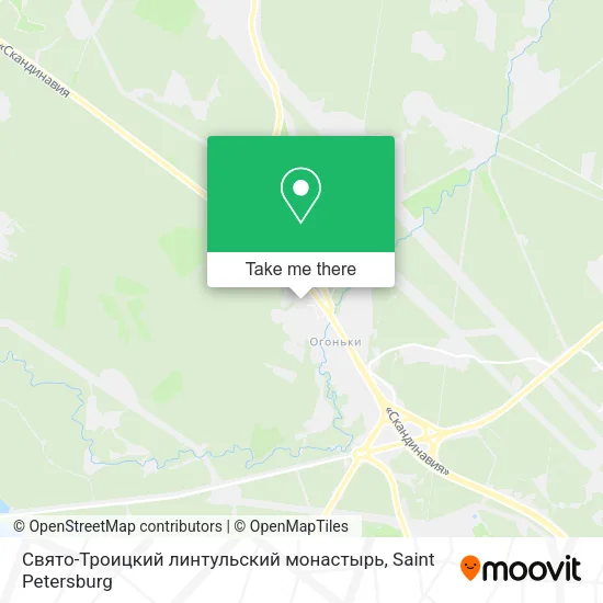 Свято-Троицкий линтульский монастырь map