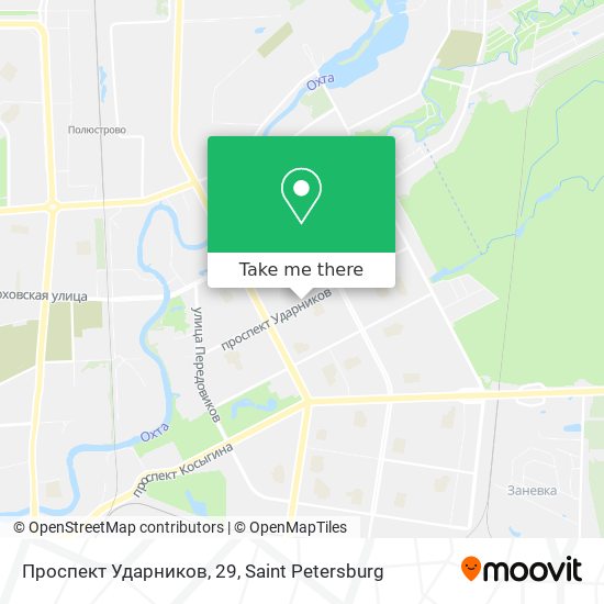 Проспект Ударников, 29 map