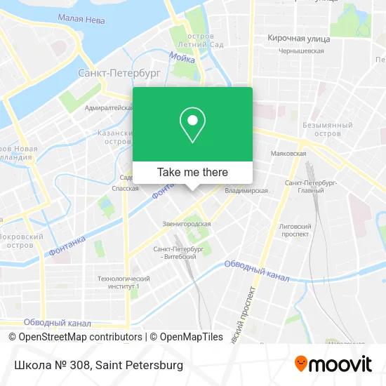 Школа № 308 map