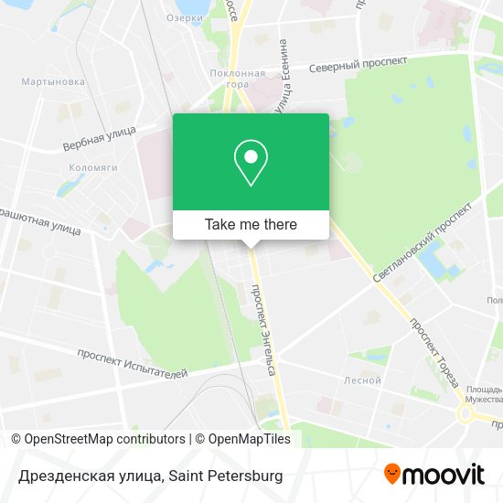 Дрезденская улица map