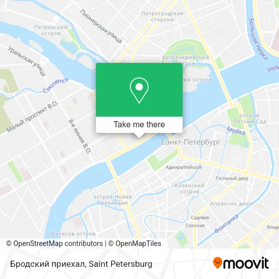 Бродский приехал map