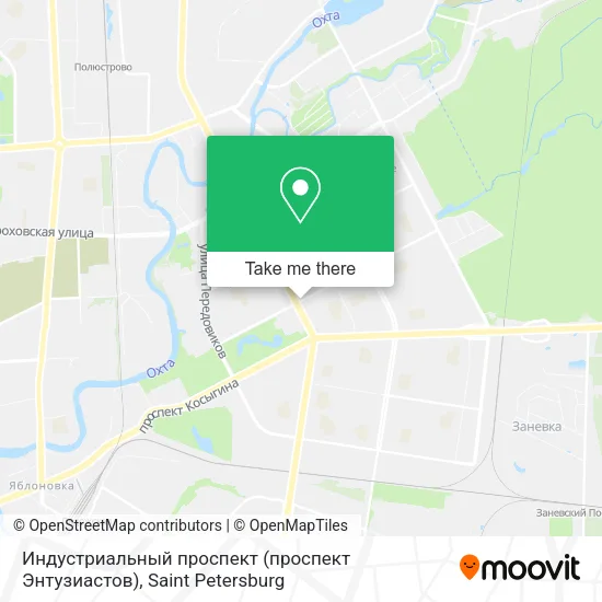 Индустриальный проспект (проспект Энтузиастов) map