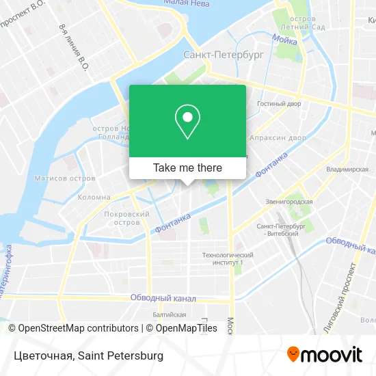 Цветочная map