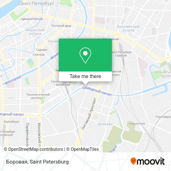 Боровая map