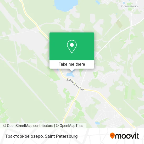 Тракторное озеро map
