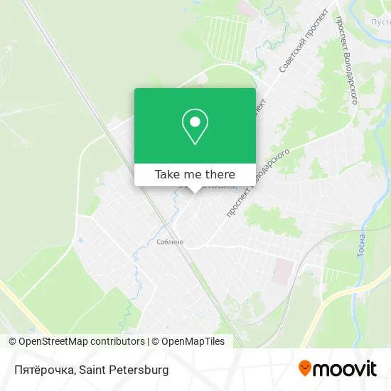 Пятёрочка map