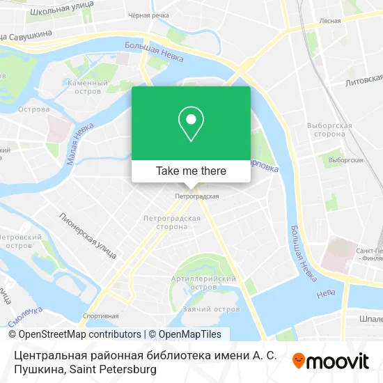 Центральная районная библиотека имени А. С. Пушкина map
