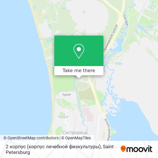 2 корпус (корпус лечебной физкультуры) map