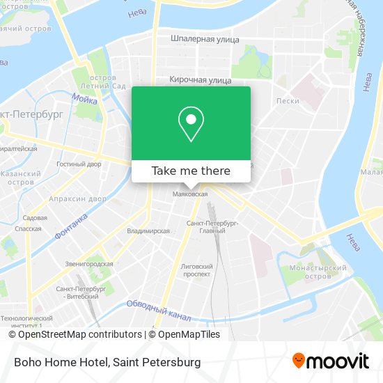 Boho Home Hotel map
