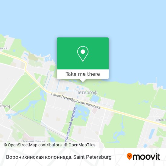 Воронихинская колоннада map