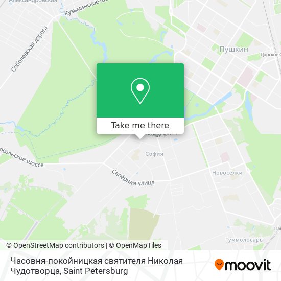 Часовня-покойницкая святителя Николая Чудотворца map