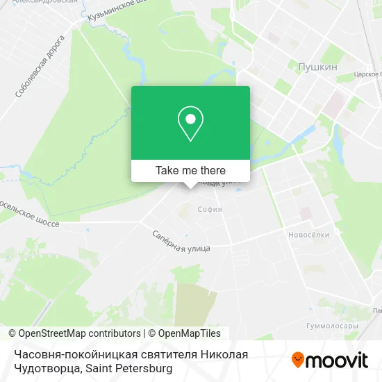 Часовня-покойницкая святителя Николая Чудотворца map