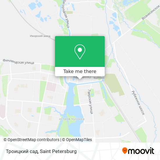 Троицкий сад map