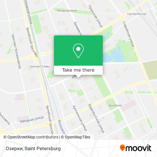 Озерки map