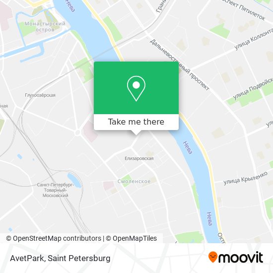AvetPark map