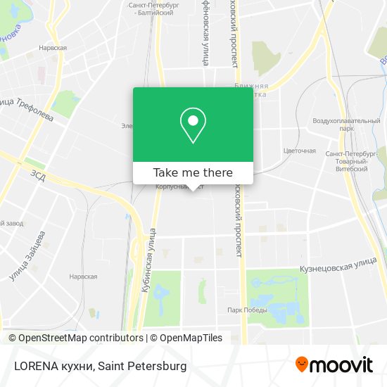 LORENA кухни map