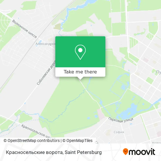 Красносельские ворота map