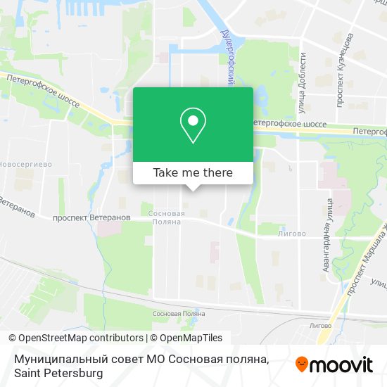 Муниципальный совет МО Сосновая поляна map
