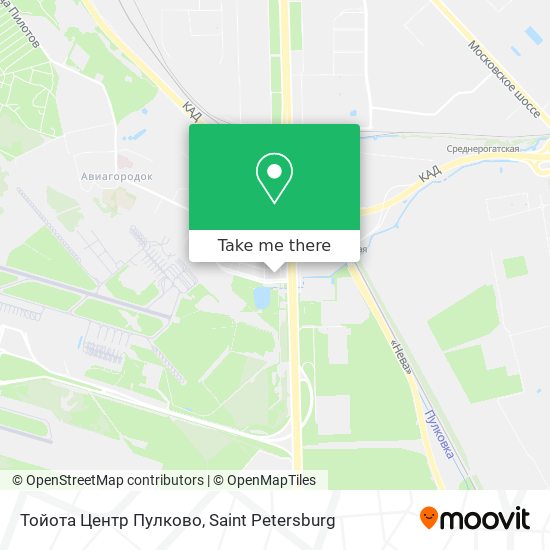Тойота Центр Пулково map