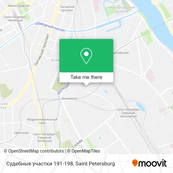 Судебные участки 191-198 map