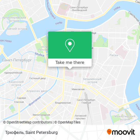 Трюфель map