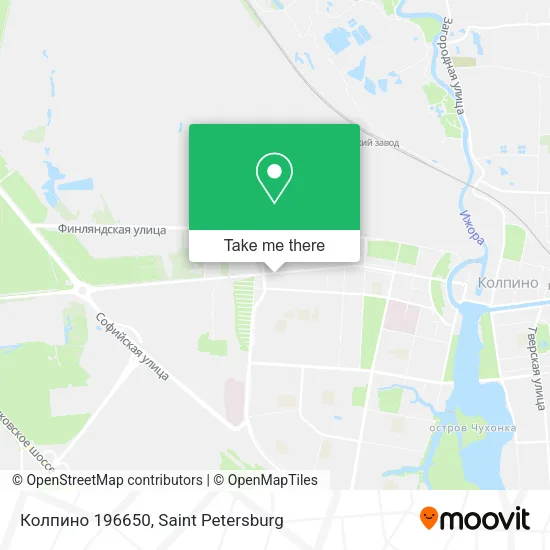 Колпино 196650 map