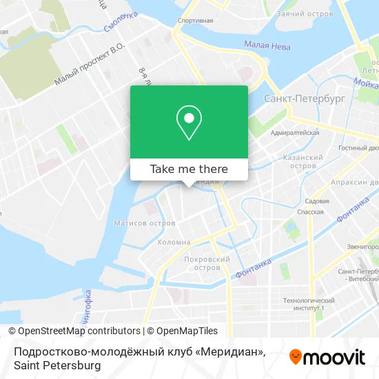 Подростково-молодёжный клуб «Меридиан» map