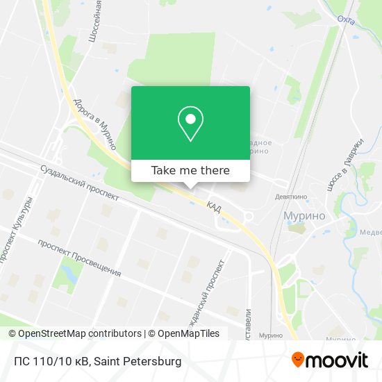 ПС 110/10 кВ map