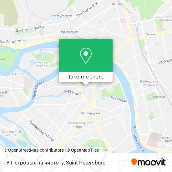 У Петровых на чистоту map