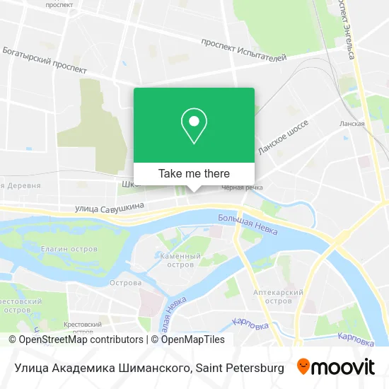 Улица Академика Шиманского map
