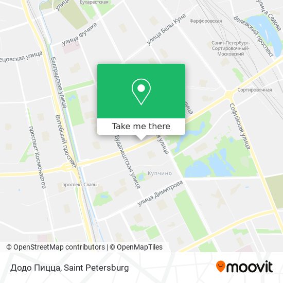 Додо Пицца map
