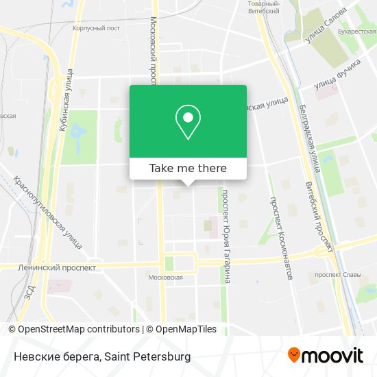 Невские берега map