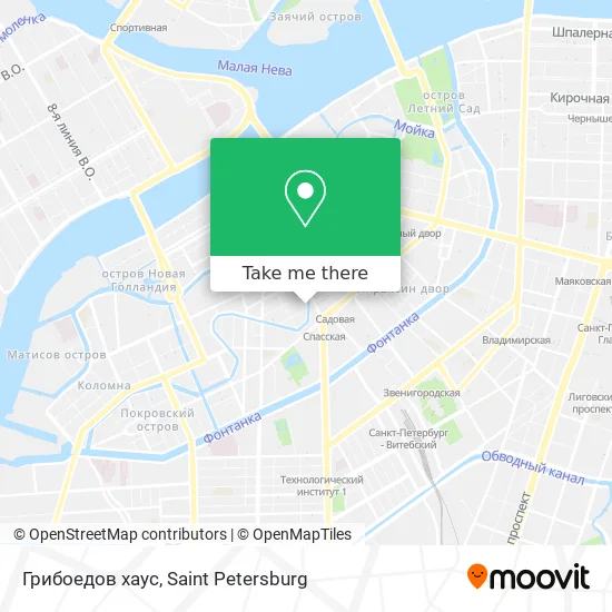 Грибоедов хаус map