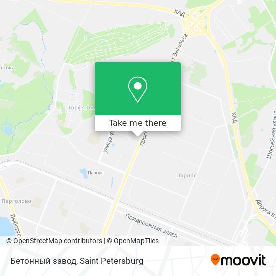Бетонный завод map