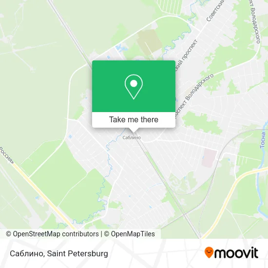 Саблино map