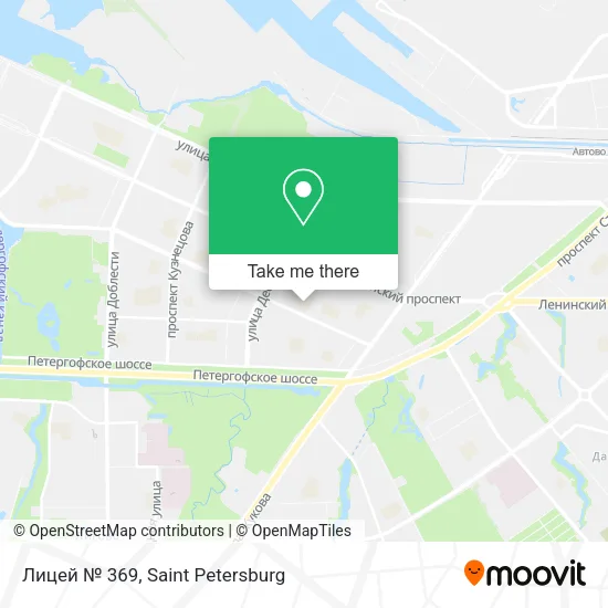 Лицей № 369 map