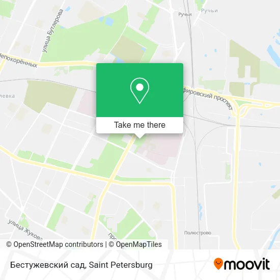 Бестужевский сад map