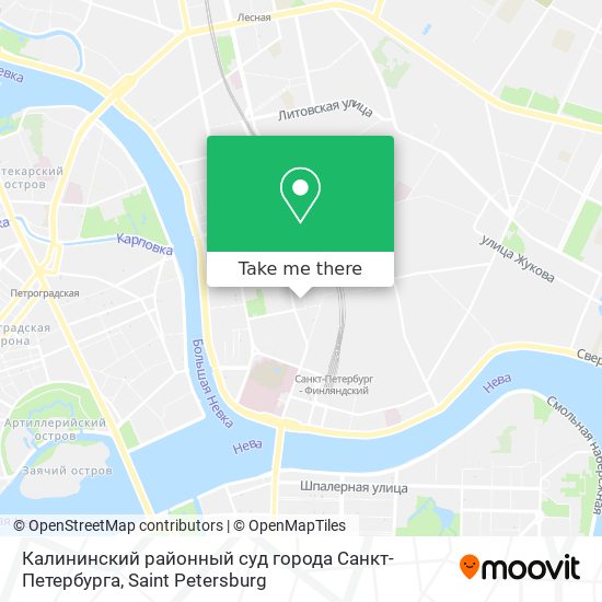 Калининский районный суд города Санкт-Петербурга map