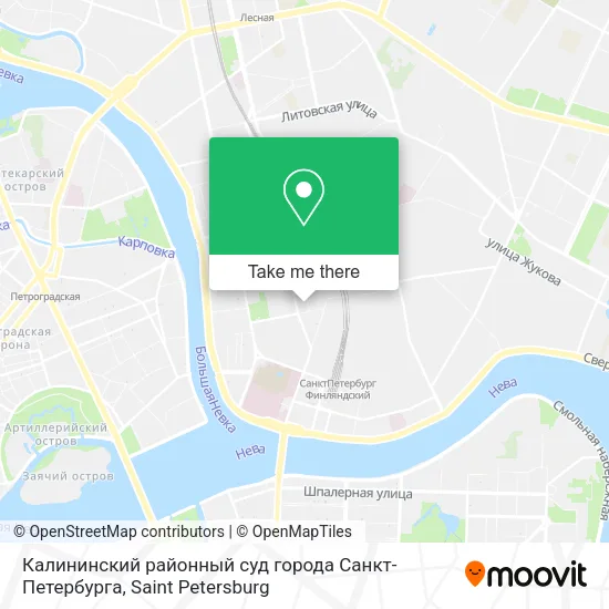 Калининский районный суд города Санкт-Петербурга map
