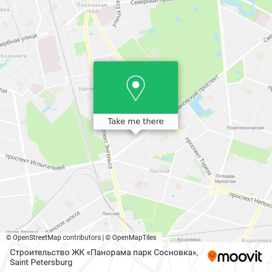 Строительство ЖК «Панорама парк Сосновка» map