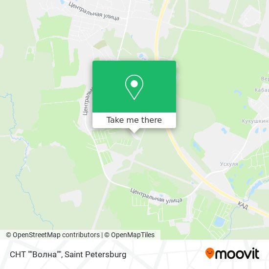 СНТ ""Волна"" map