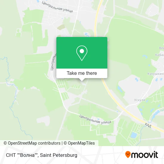 СНТ ""Волна"" map