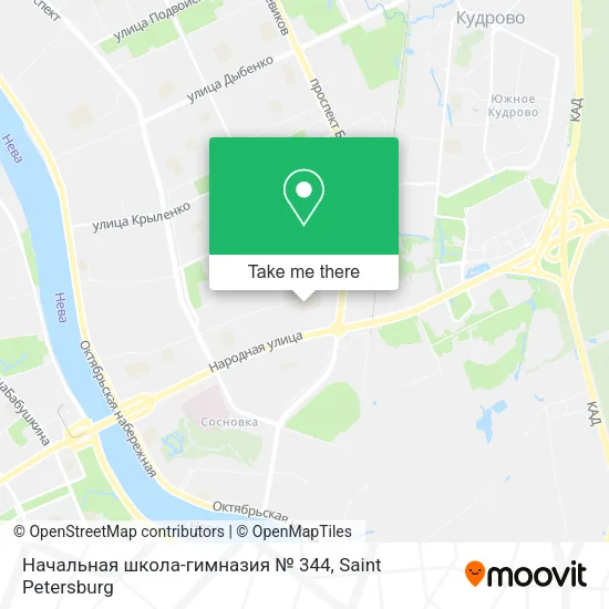 Начальная школа-гимназия № 344 map