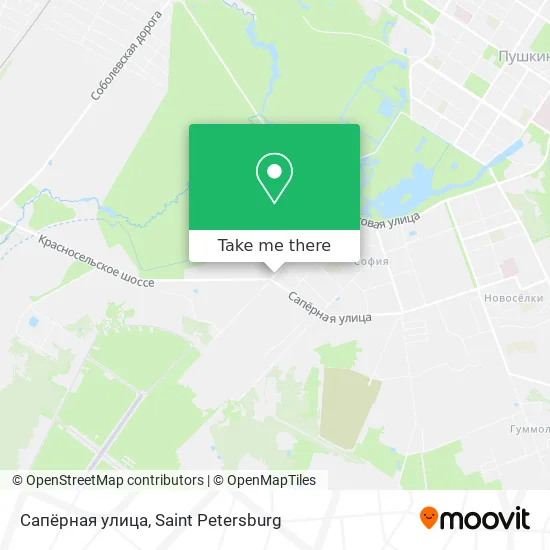 Сапёрная улица map