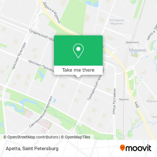 Apetta map
